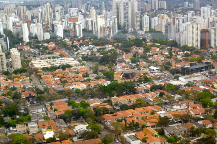 Vista de parte da cidade de São Paulo. Crédito: Heike Drotbohm