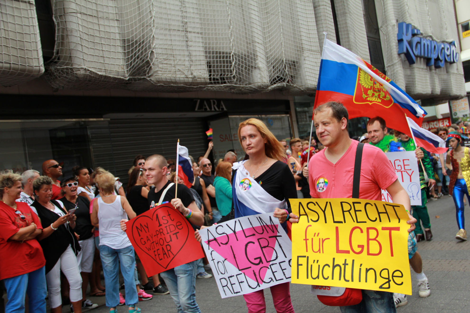 Manifestação pró-LGBTI em Colônia, Alemanha. Crédito: culturetastic/Flickr