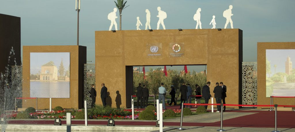Local da conferência em Marrakech (Marrocos), onde foi firmado o Pacto Global para a Migração.