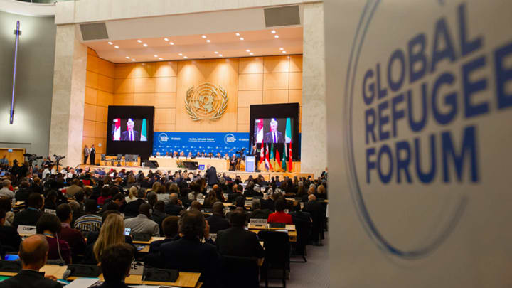 Fórum Global sobre Refugiados, em Genebra (Suíça)